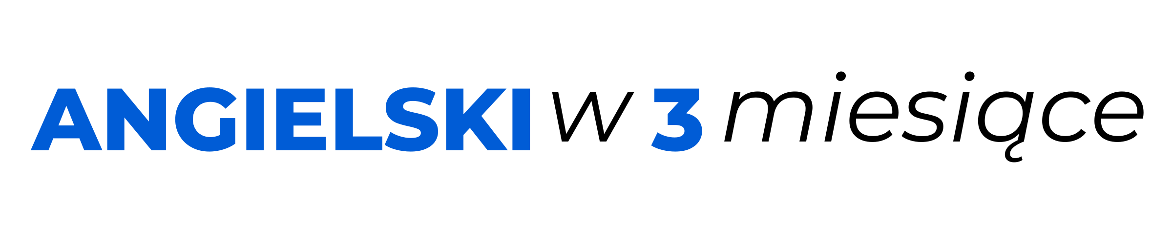 Angielski W 3 MIESIĄCE LOGO